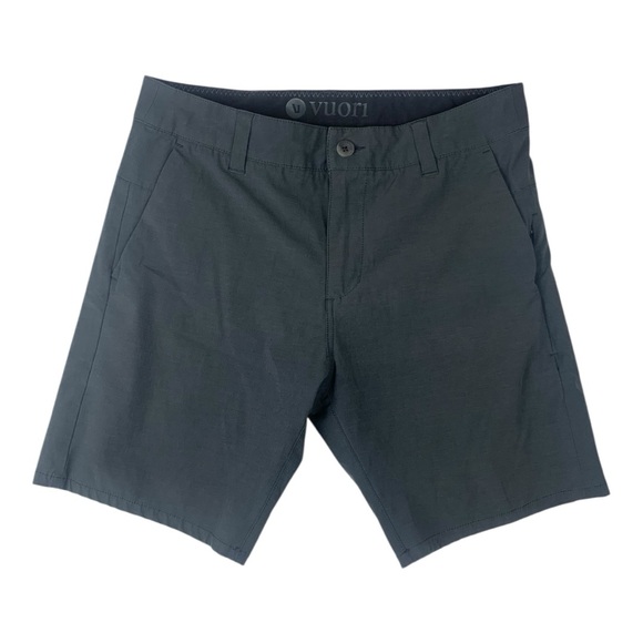 Vuori aim shorts Men's size 30 Charcoal gray Flat Front Shorts athletic - Picture 1 of 8